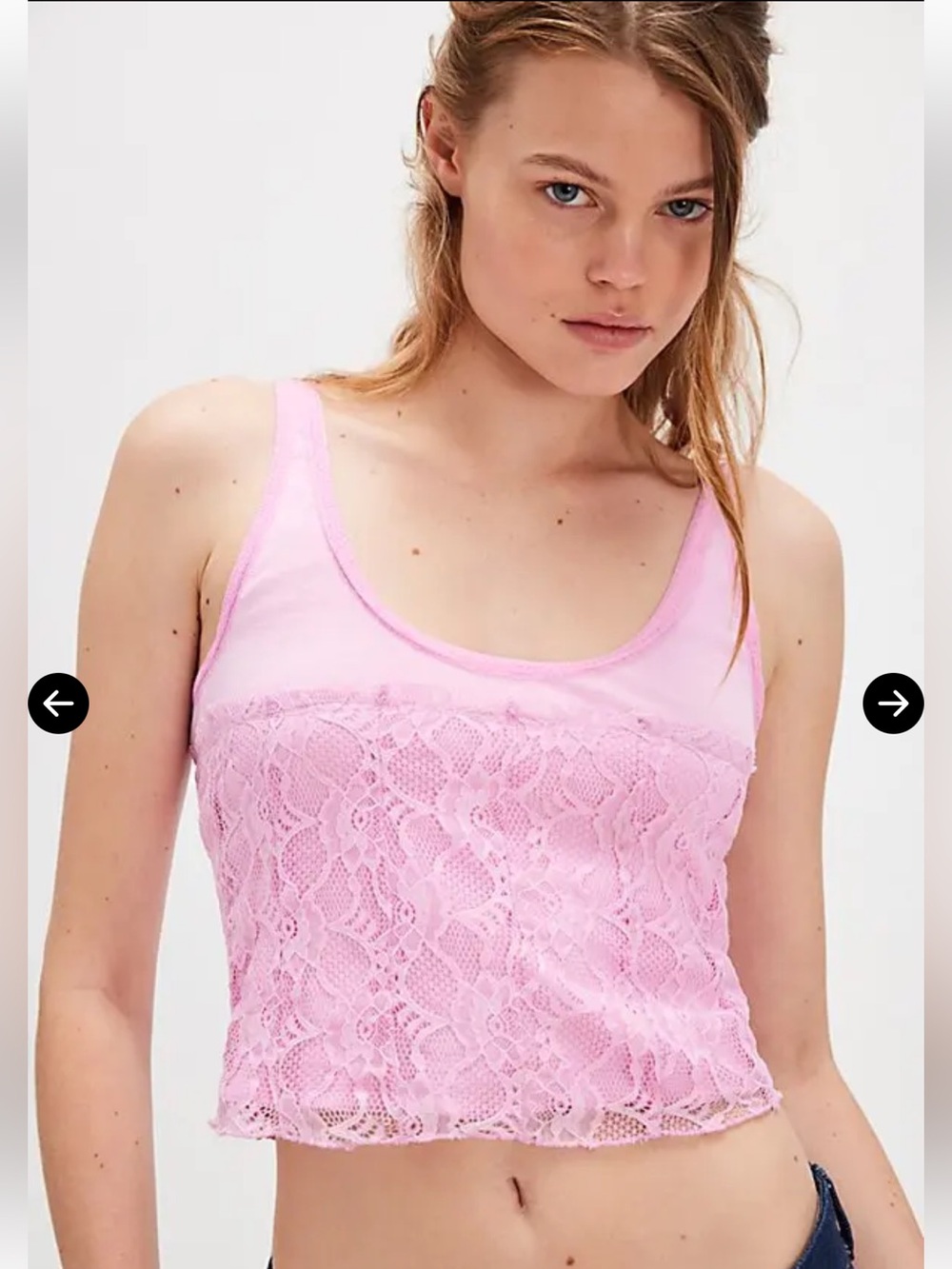 Free People Coralette tank in color Pink Sugar
